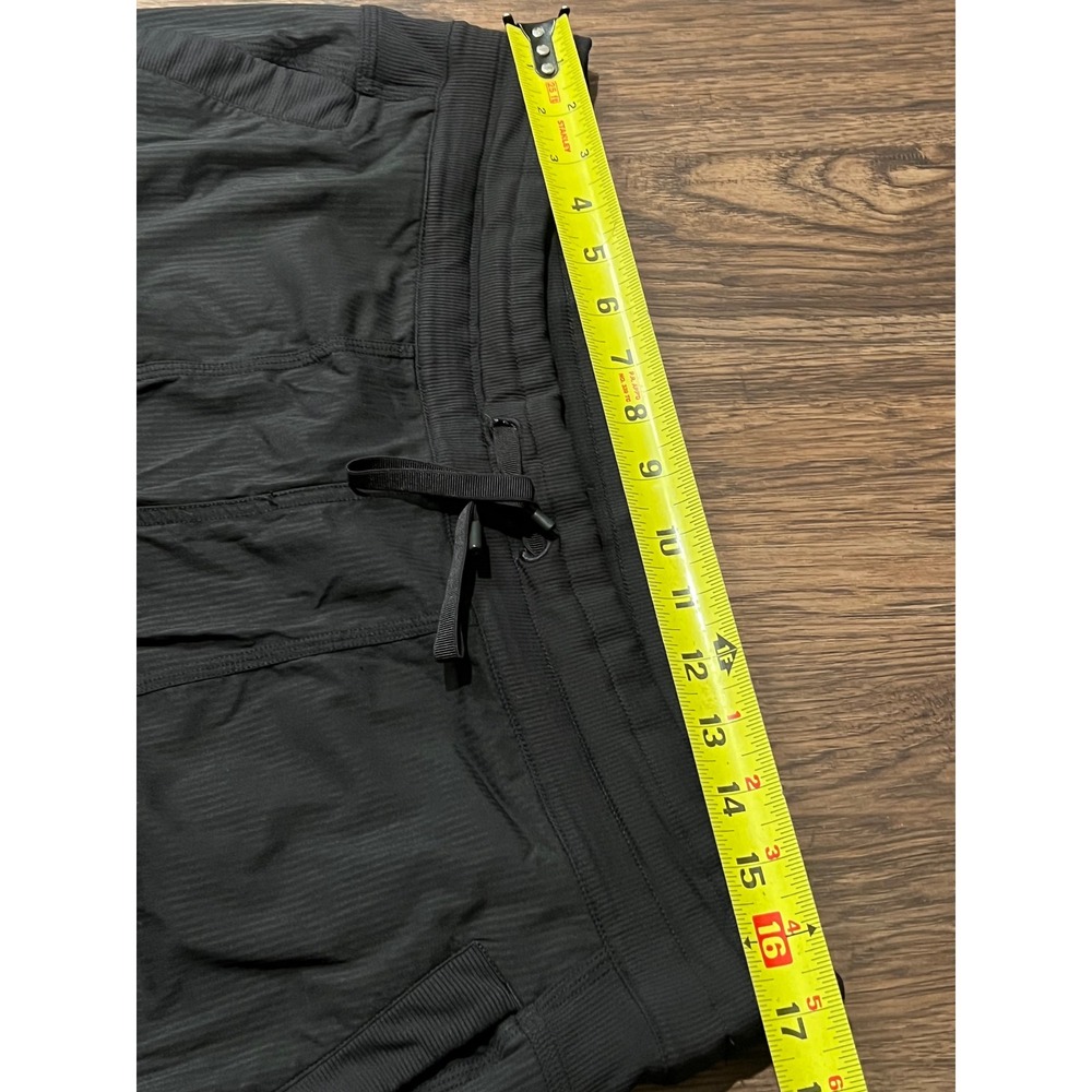 Lululemon athletica Black Pants Size 12 Reg Adjustable Cinch Hem Activewear - Picture 5 of 8